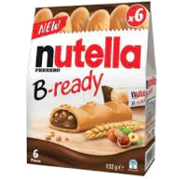 Photo of Nutella B-Ready Wafer Biscuits Multipack 6 Bars (22g Each) 132g