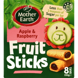Photo of Mother Earth Fruit Sticks Apple & Raspberry 8 Pack