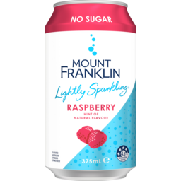 Photo of Mt. Franklin Mount Franklin Lightly Sparkling Raspberry Can 375ml