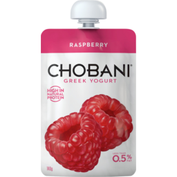 Photo of Chobani Raspberry Greek Yogurt Pouch