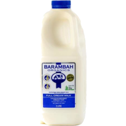 Photo of Barambah Organic Full Cream Milk 2 litre