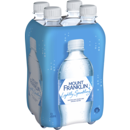 Photo of Mt. Franklin Mount Franklin Lightly Sparkling Water Multipack Bottles 4x450ml