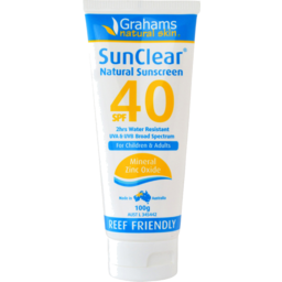 Photo of GRAHAMS NATURALS Sunclear Natural Sunscreen 40spf