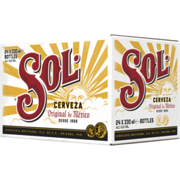 Photo of Sol Beer 4.2% Bottle 330ml 24 Pack