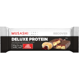 Photo of Musashi Jam Donut Deluxe Protein Bar 60g