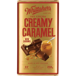 Photo of Whittaker's Creamy Caramel Milk Chocolate Block 250g
