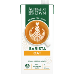 Photo of Australias Own Oat Barista Milk 1l