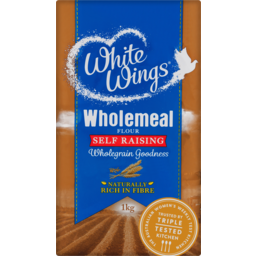 Photo of White Wings Wholemeal Self Raising Flour 1kg
