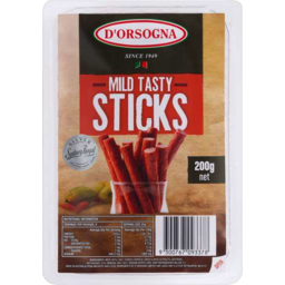 Photo of Dorsogna Tasty Sticks Mild 200gm