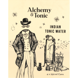 Photo of Alchemy & Tonic Indian Tonic Water 4 Pack