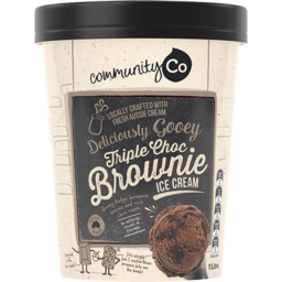 Photo of Community Co. Triple Chocolate Brownie Ice Cream