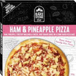 Photo of Bake Stone Deli Pizza Ham & Pineapple 500g