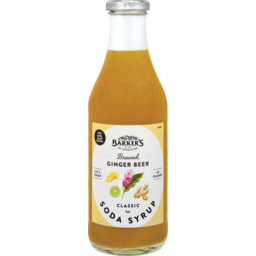 Photo of Barkers Fruit Syrup Lite Brewed Ginger Beer 710ml