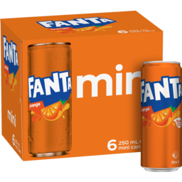 Photo of Fanta Orange 250ml 6pk