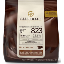 Photo of Callebaut Milk Chocolate 33.6% 400g