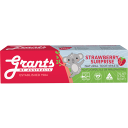 Photo of Grants Kids Strawberry Surprise Natural Toothpaste 75g