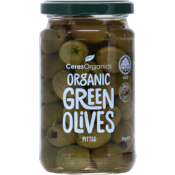 Photo of Ceres Organics Organic Green Olives Pitted 315g