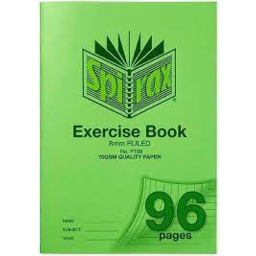 Photo of Spirax Exercise Book P108 96pg