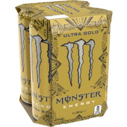Photo of Monster Energy Drink Ultra Gold Cans