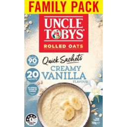 Photo of Uncle Toby Oat Quick Creamy Vanilla 20pk
