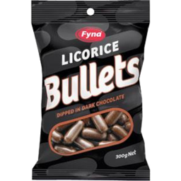 Photo of Fyna Dark Chocolate Licorice Bullets