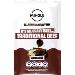 Photo of Mingle Seasoning Mingle Gravy Roast Beef Single Serve 23g