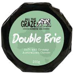 Photo of ALL THE GRZE DOUBLE BRIE 200G