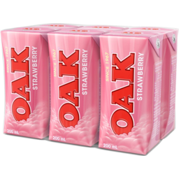 Photo of Oak Milk Strawberry Uht6x200ml 6x200ml