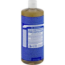 Photo of Dr. Bronner's Magic Soaps 18-In-1 Hemp Pure-Castile Soap Peppermint 