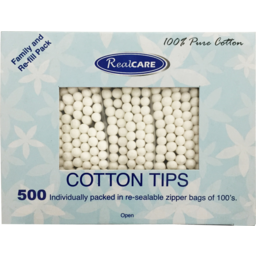 Photo of Real Care Cotton Tips 500 Pack