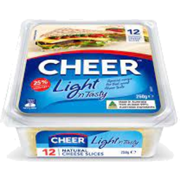 Photo of Cheer Cheese Light & Tasty Slice