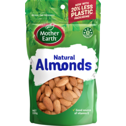 Photo of Mother Earth Almonds Natural 150g