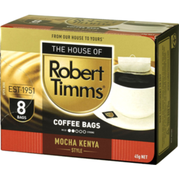 Photo of Robert Timms Coffee Bags Mocha Kenya Style