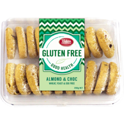 Photo of Bakers Collection Good Health Gluten Free Almond & Choc Biscuits 200g