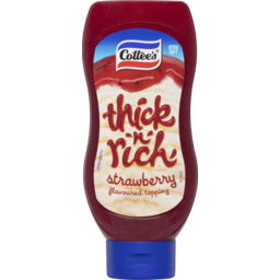 Photo of Cottee's Thick 'N' Rich Strawberry Flavoured Topping 575g