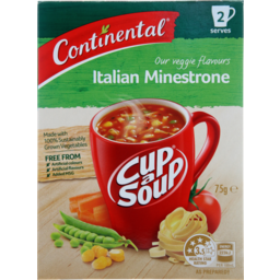 Photo of Continental Cup-A-Soup Hearty Minestrone 2 Serves 75.000 Gr 75g