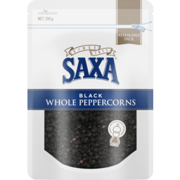 Photo of Saxa Black Whole Peppercorns Refill