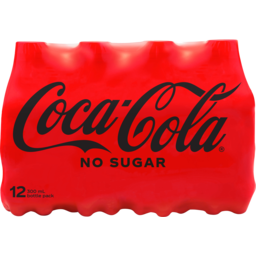 Photo of Coca-Cola No Sugar Soft Drink Mini Bottles 12x300ml