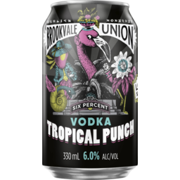 Photo of Brookvale Union Vodka Tropical Punch 330ml 