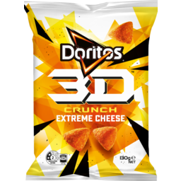Photo of Doritos 3d Crunch Extreme Cheese 130g