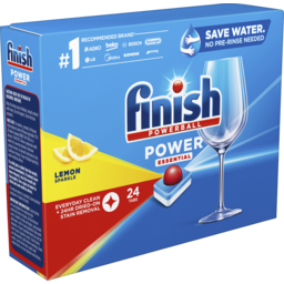 Photo of Finish Power Essential Dishwashing Tablets Lemon Sparkle 24 Pack