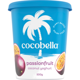 Photo of Cocobella Dairy Free Passionfruit Coconut Yoghurt 500g