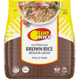 Photo of Sunrice Australian Medium Grain Brown Rice Gluten Free