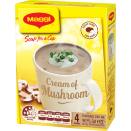 Photo of Maggi Soup For A Cup Creamy Mushroom 4 Pack