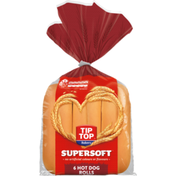 Photo of Tip Top Supersoft Hot Dog Roll 6 Pack
