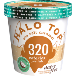 Photo of Halo Top Dairy Free Sea Salt Caramel Ice Cream 473ml