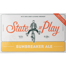 Photo of State of Play Sunbreaker Ale Cans