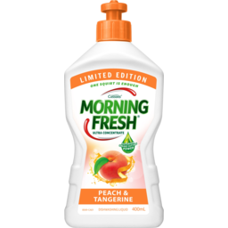 Photo of Morning Fresh Ultra Concentrate Limited Edition Peach & Tangerine Dishwashing Liquid 400ml