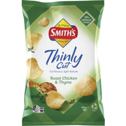 Photo of Smith's Thinly Cut Roast Chicken & Thyme Potato Chips 175g