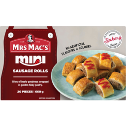 Photo of Mrs Mac's Sausage Rolls Mini 20 Pack 660g